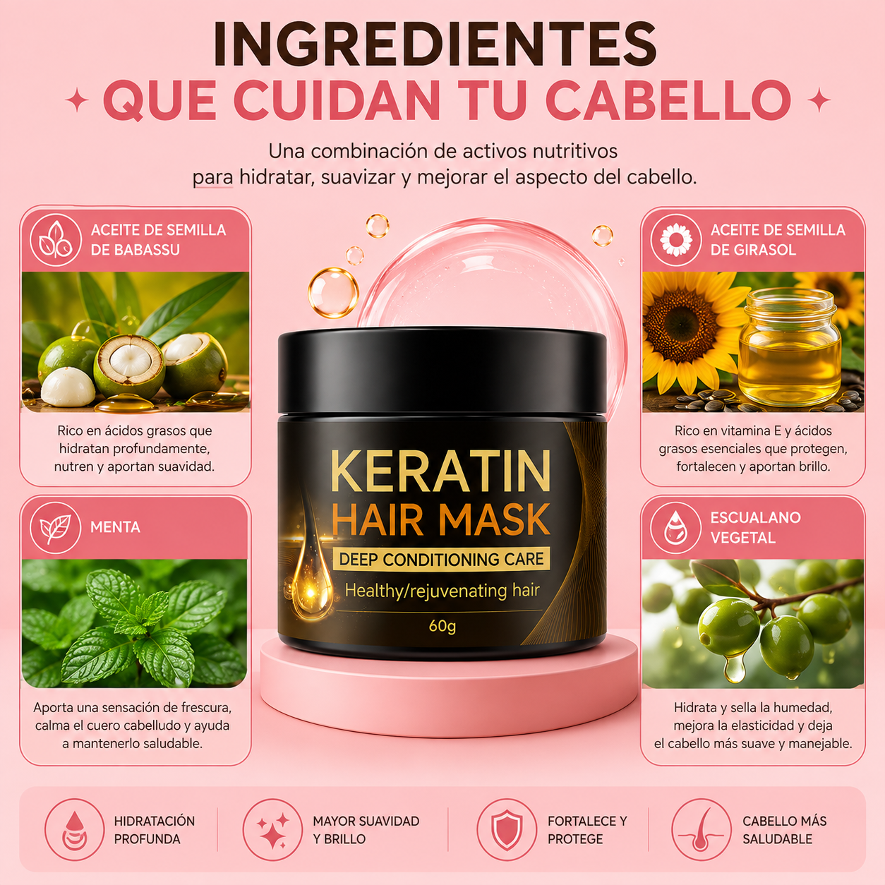 Masc. Anti-Frizz Reparadora